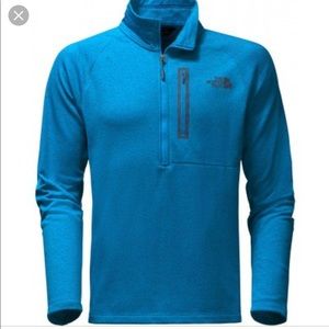 Fleece half zip up North face